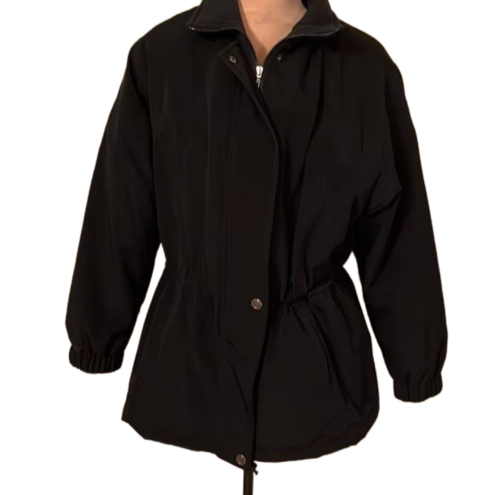 Izzi vintage Women's Black Winter Jacket Size Large